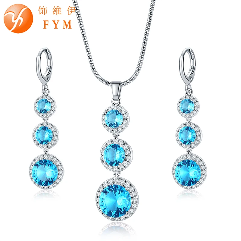 Комплект из колье и серёг 6 цветов | Украшения аксессуары