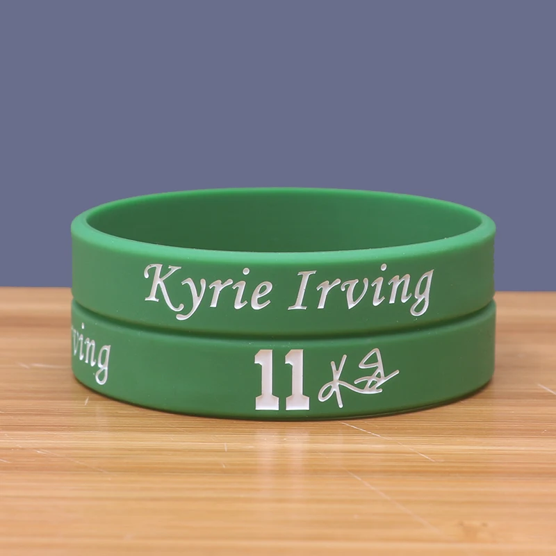 Высокое качество баскетбольная звезда The Celtics Kyrie Irving силиконовые браслеты спорт