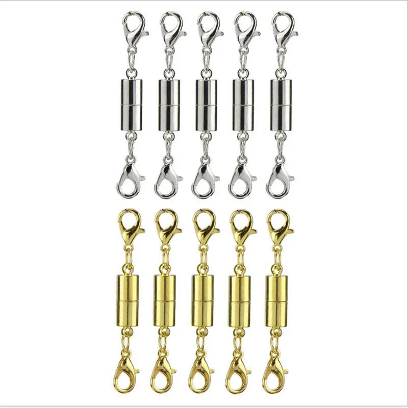 2 шт./лот Магнитная застежка Лобстер соединители магнитной пряжки для браслета и