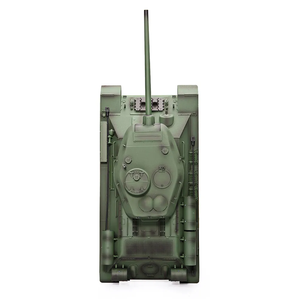 Heng Long 3909-1 1/16 2,4G 4CH T-34 Rc Танк армейский зеленый боевой танк металлический W/звук дыма игрушка