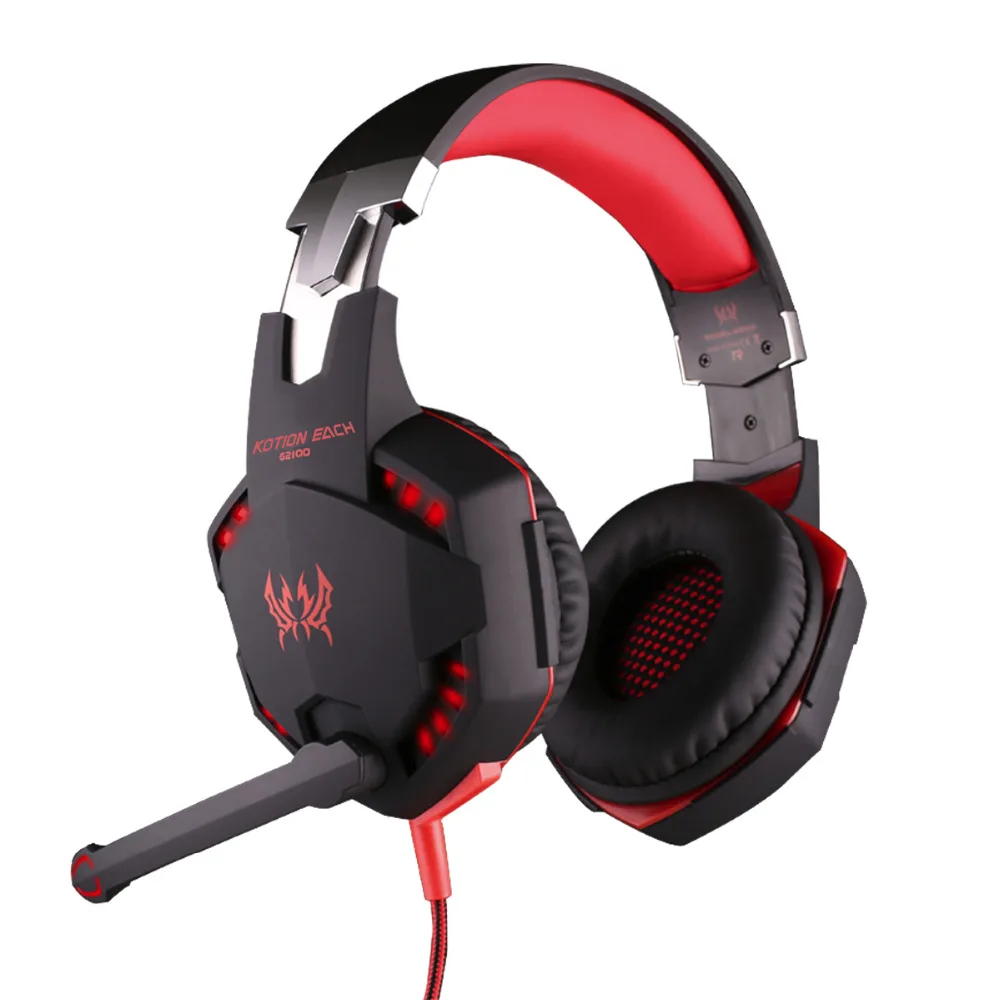 Игровые наушники KOTION G2100 Профессиональный игровые с микрофоном встроенный