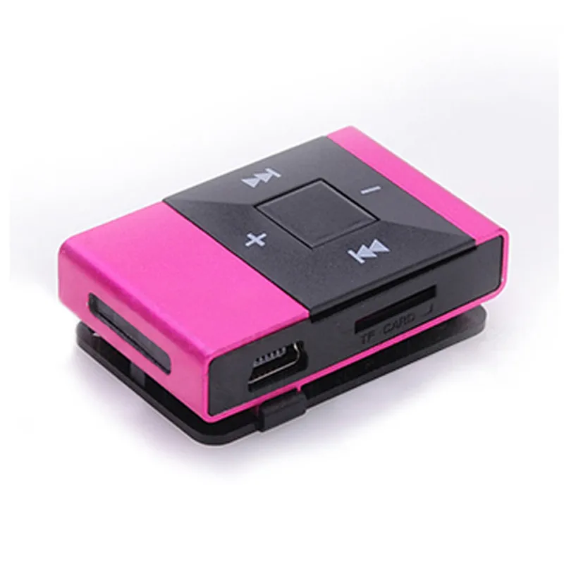Модный Мини USB клип цифровой Mp3 музыкальный плеер Поддержка 8 Гб SD TF карта Гладкий
