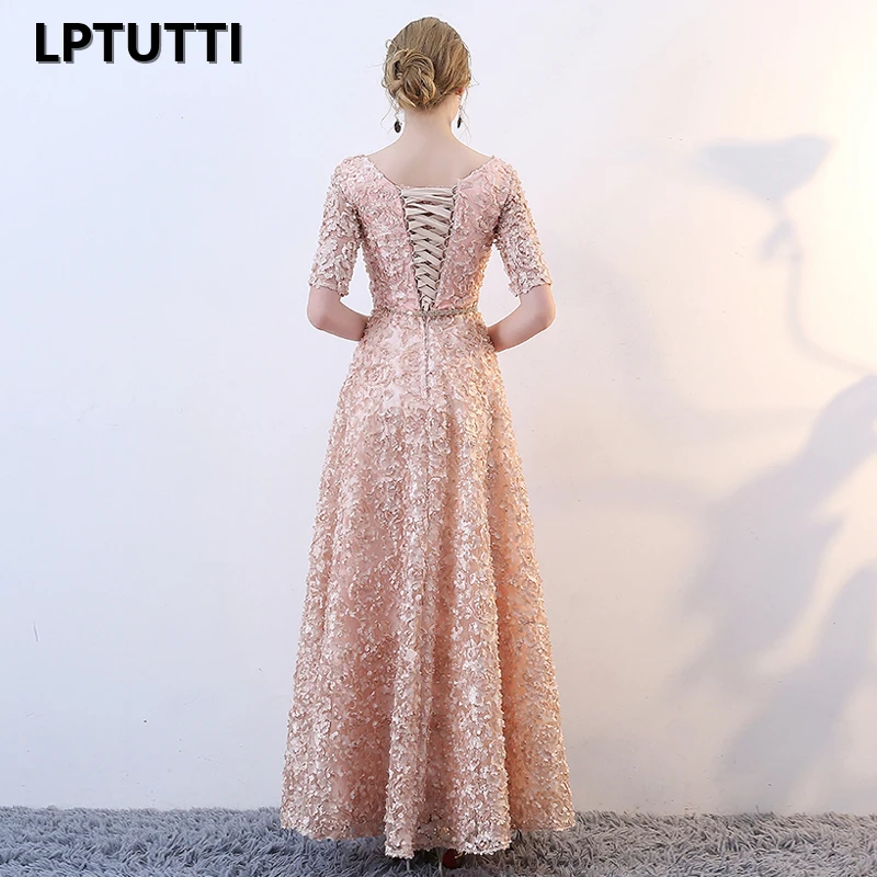 LPTUTTI Appliques V-neck Plus Size New For Women Elegant Date Ceremony Party Prom Gown Formal Gala Luxury Long Evening Dresses | Свадьбы и
