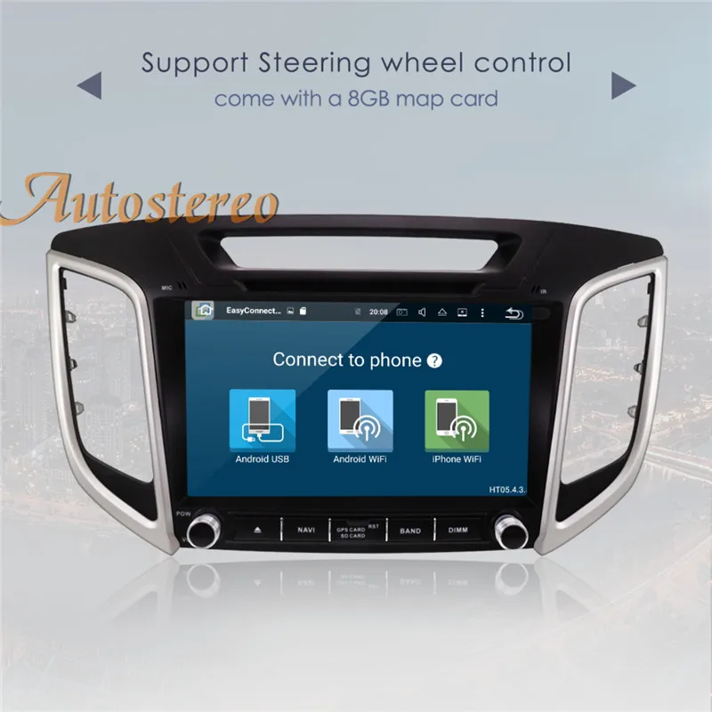 Android 9 DSP MA64 автомобильный dvd-плеер gps навигация для HYUNDAI IX25- CRETA стерео головное устройство Мультимедиа Радио магнитофон