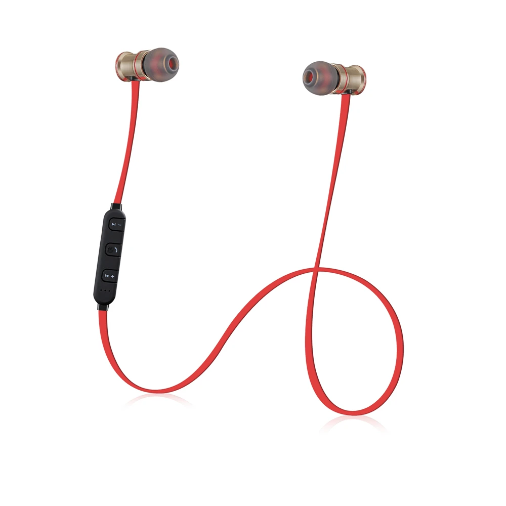 Спортивные Bluetooth наушники Matal беспроводные магнит гарнитура с
