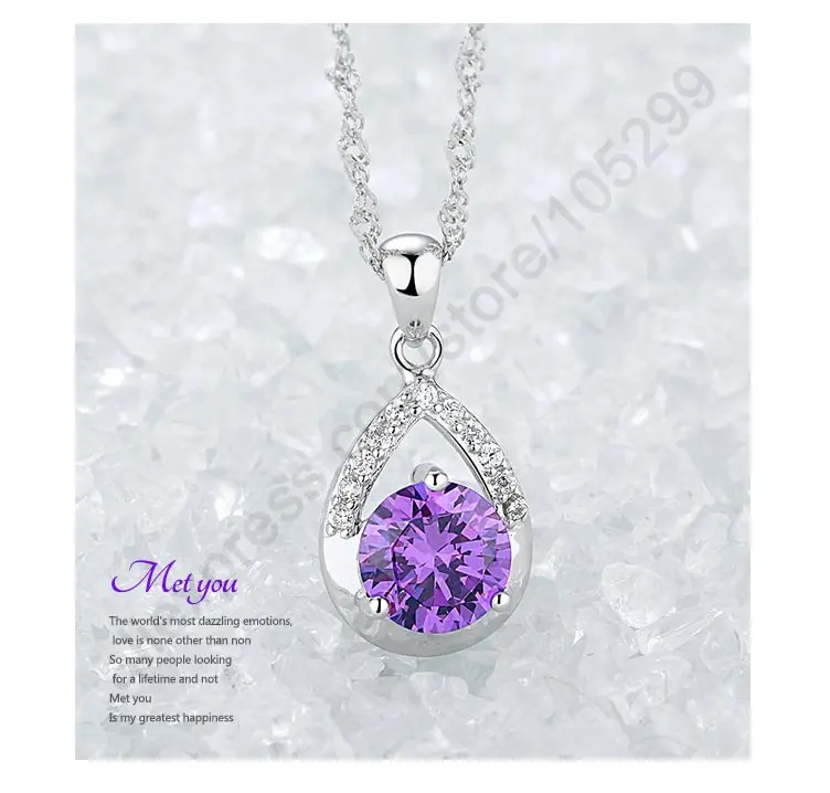 Элегантные модные ювелирные наборы чистое серебро 925 пробы романтические серьги