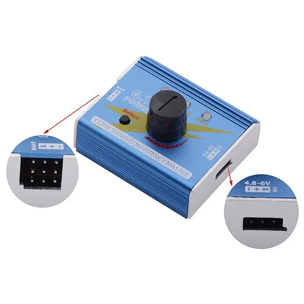 

RC CCPM Servo/ESC (Futaba Style) консистенция мастер-тестер