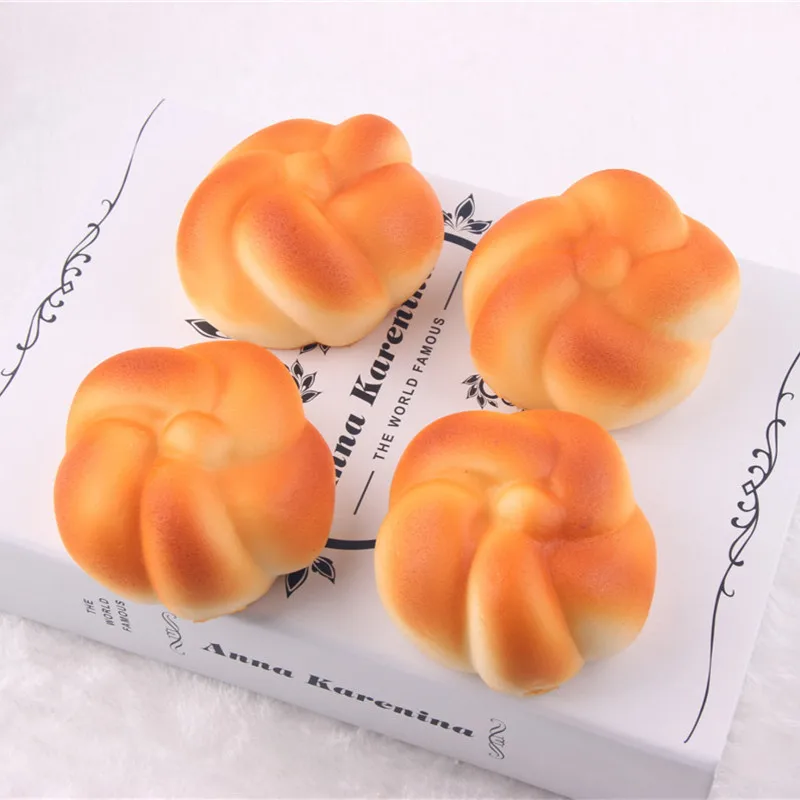 Мягкий сжимаемый ароматизированный хлеб Jumbo PU Kawaii медленно восстанавливающий