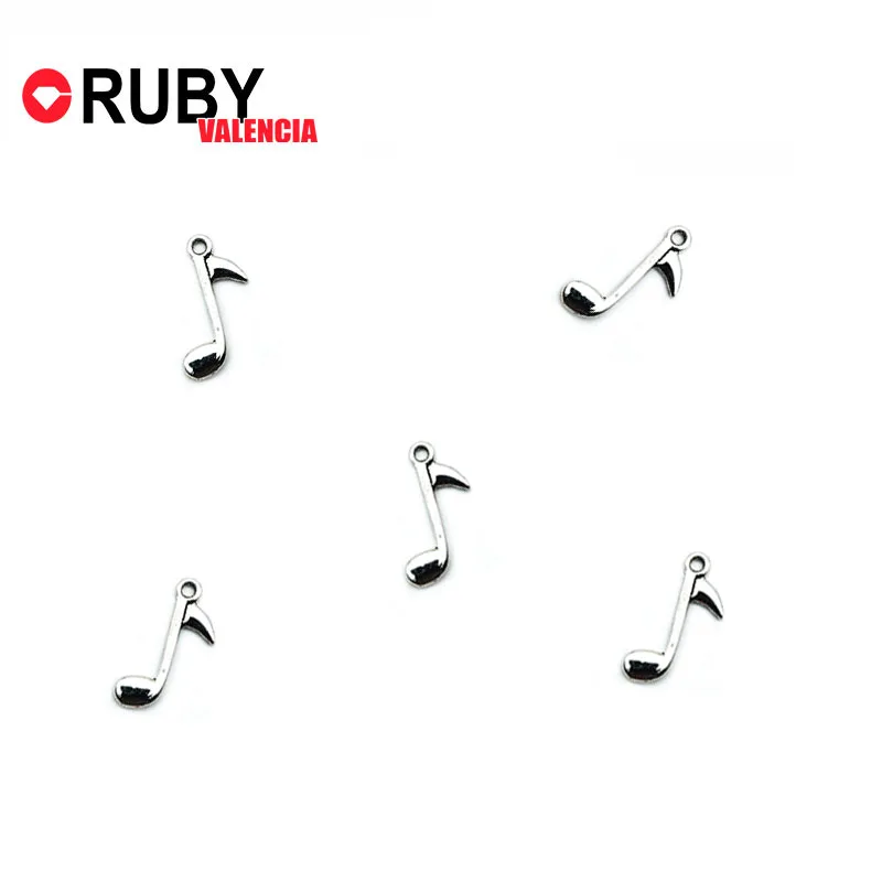 12pcs Charms musical note 24*13mm Antique Making pendant fit Vintage Tibetan Silver DIY bracelet necklace jewelry making | Украшения и