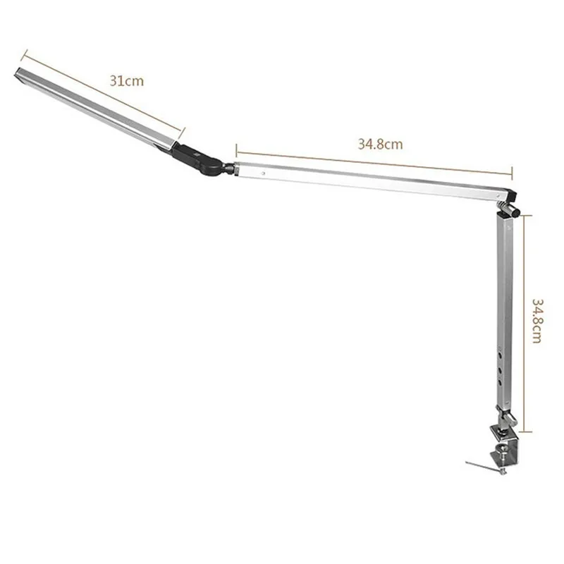 Creativity LED Desk Lamp Architect Task Lamp Metal Swing Arm Dimmable Table Lamp with Clamp Highly Adjustable Workbench Light images - 6