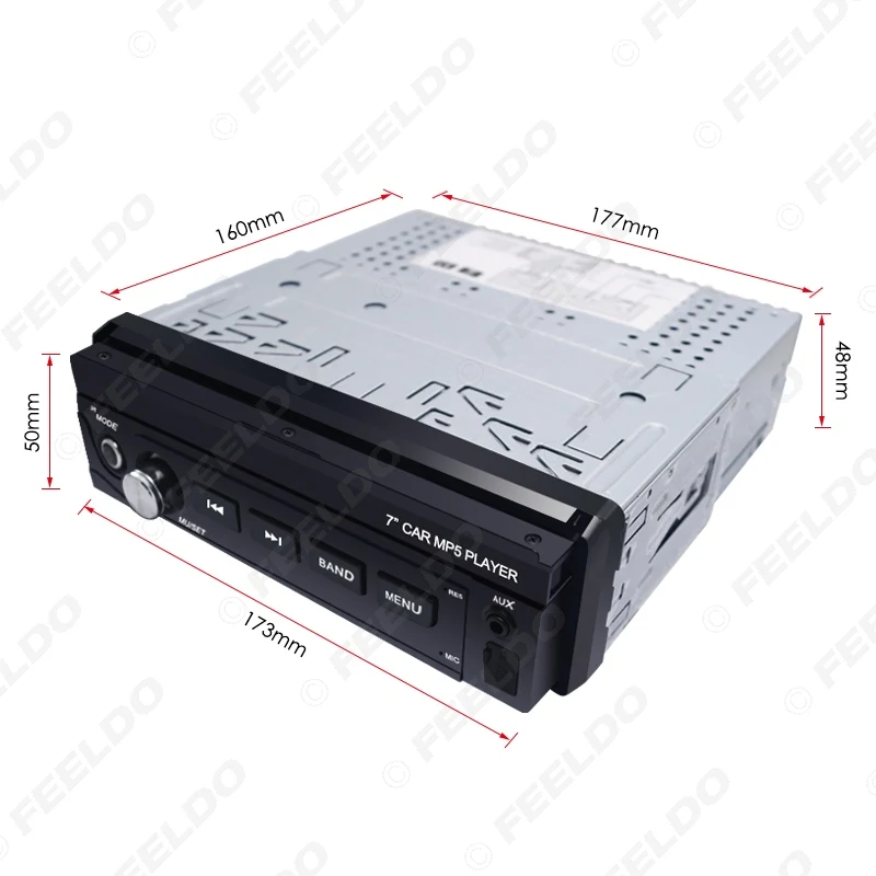 FEELDO 7 &quot7 дюймов 1DIN In dash Manumotive Ultra Slim WinCE Car Bluetooth Радио USB 1080P MP5 супер плеер получить: