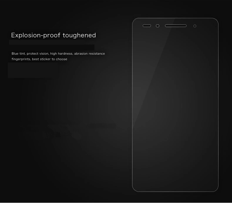 Закаленное стекло для Huawei Honor 7 7i защитная пленка экрана 0 2 мм 2.5D 9 H закаленное