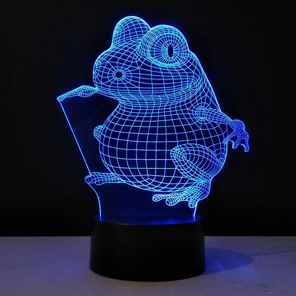 3D luces led decoracion lampada 7 цветов сменный Ночной свет светильник ing lamp lamparas Indoor Veilleuse nightlamp
