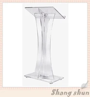 cheap organic glass lectern podium clear acrylic podium pulpit lectern simple church pulpit lectern