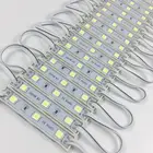 Светодиодный модуль 5054, 10 шт.лот, 3 светодиода, 12 В постоянного тока, водонепроницаемый дизайн для рекламы, светодиодные модули белого цвета, супер яркое освещение