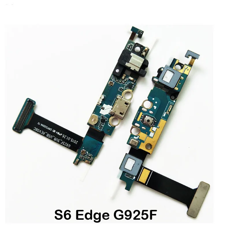 Оригинальный разъем USB для Samsung Galaxy S6 Edge G925F док станция лента|charging port connector|usb charging