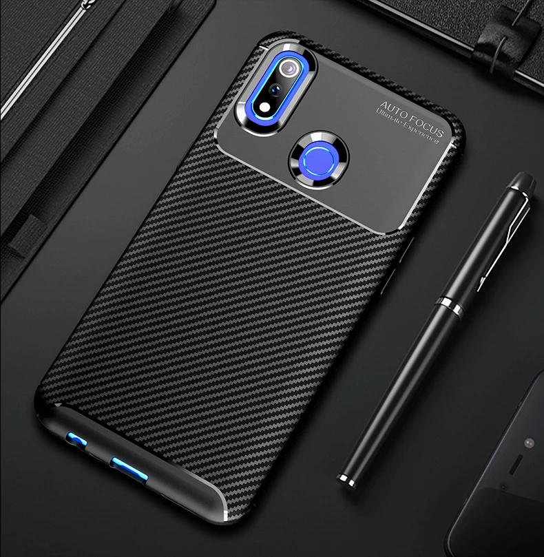 Роскошные Матовый карбоновый чехол для OPPO F11 Pro Рено A7 R19 K1 настоящий я 3 мягкий
