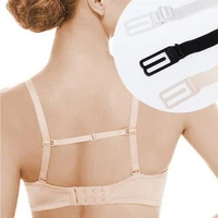 3pcs non slip breast straps clips women girl intimates accessories rope back strap holder for women bra enhancers black white