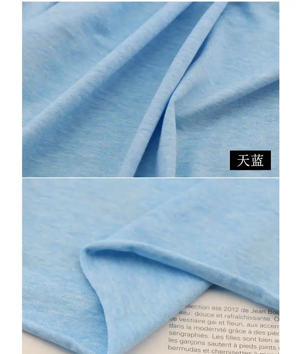 Tecidos Patchwork Shipping 40 S New Colored The Modal Knitted Fabric Cotton Summer Cool Breathable Sweat Cloth Stretch Lycra | Дом и сад
