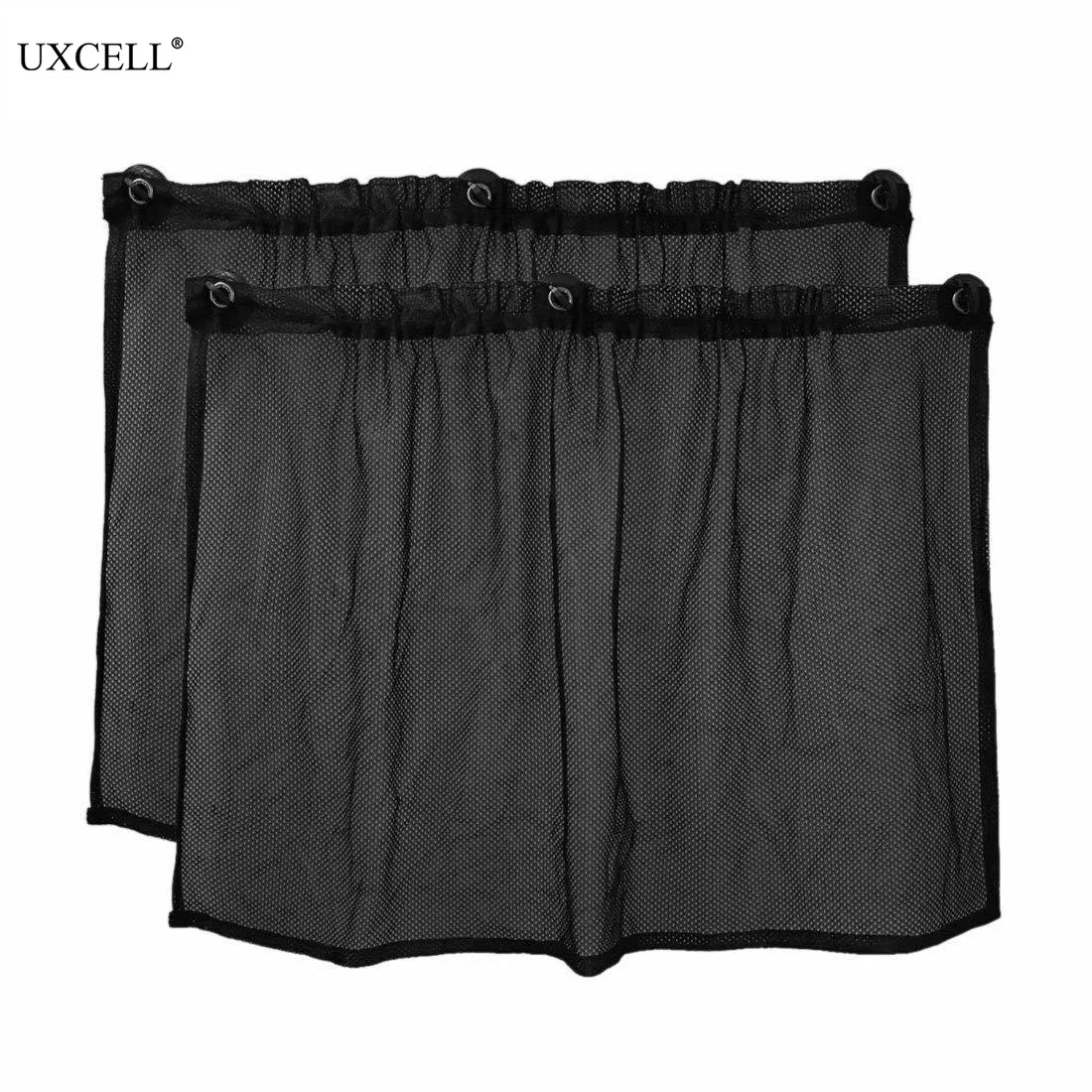 Uxcell 2 шт. 50x47 см черные Автомобильные Боковые окна солнечные затемненные летние