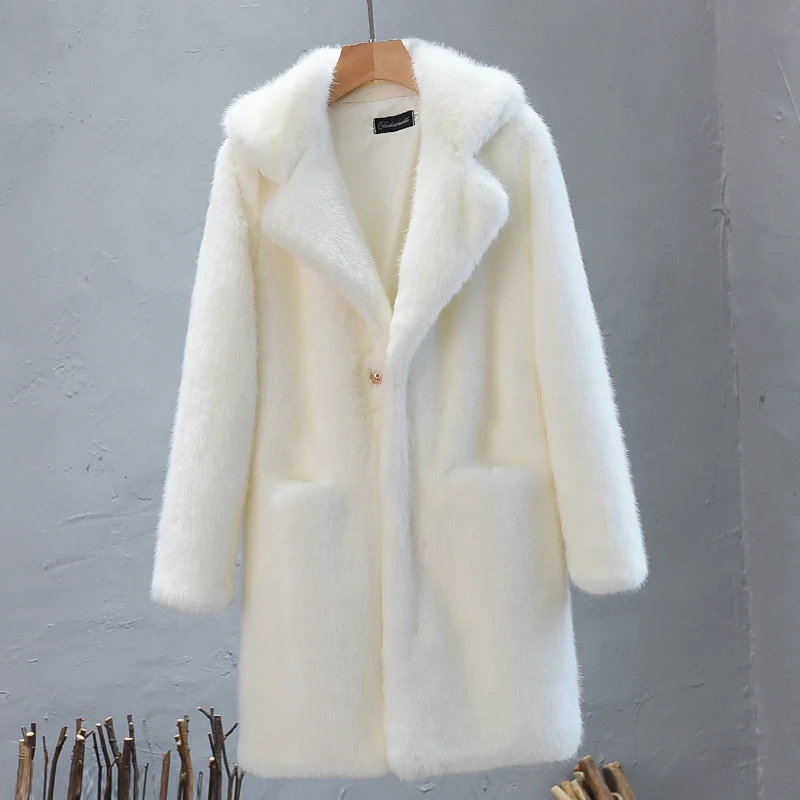 Новинка 2017 женские зимние пальто из искусственного меха большого размера