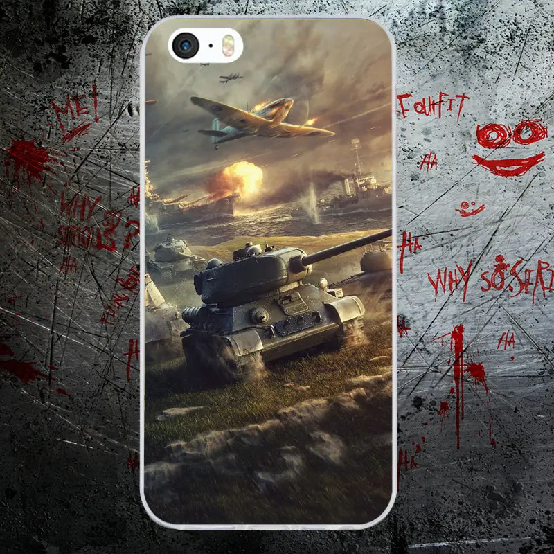 For iphone 6 Case World of Tanks Soft TPU Silicone Mobile Phone Cases for iPhone 8 7 6S Plus 10 X 5 5S SE 5C 4 4S Coque Bags | Мобильные