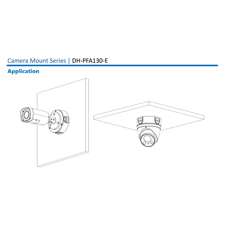 

DH Waterproof Junction Box for CCTV Dome Camera , Bullet Camera mounting base PFA130-E Replace DH-PFA130