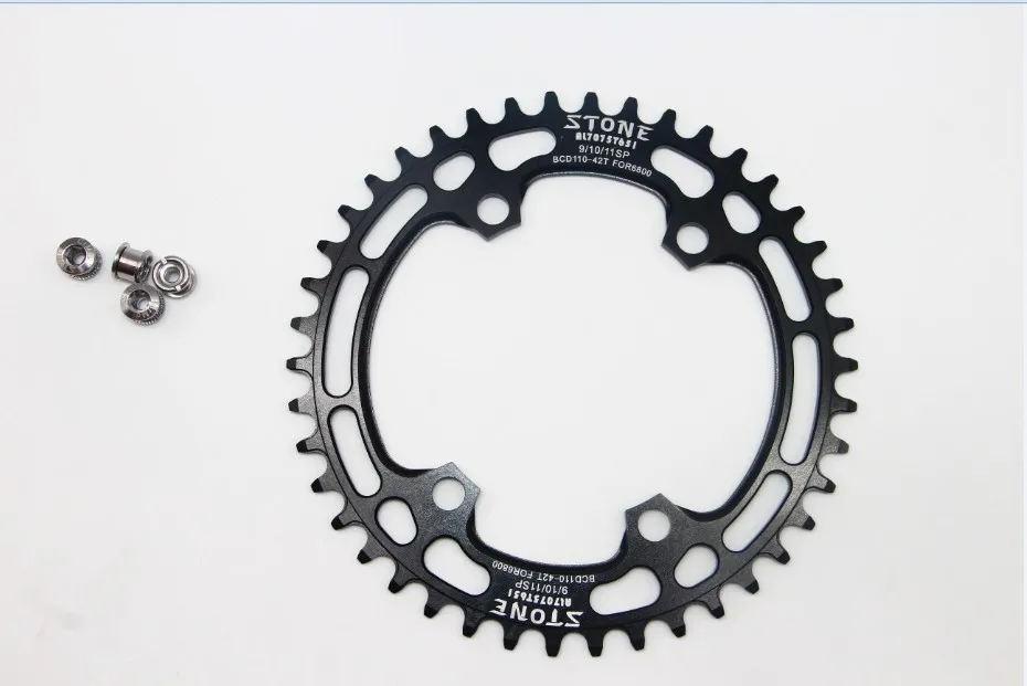 Кольцо с одним кольцом BCD110 для SHIMANO 5800 6800 4700 dura ace 9000 1x System|Шатун и передняя