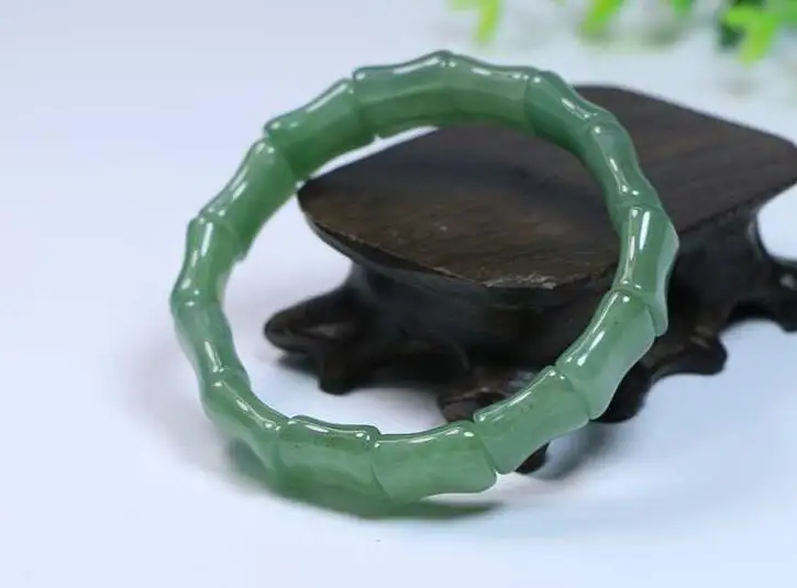 

Natural Dongling Jade Bracelet Hand Carved Lucky Men's and Women's Jewelry With Certificate
