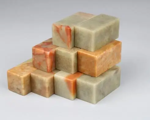 

Seal stone Shoushan Shi Qingshi practice chapter material 2.5x5cm 10pc
