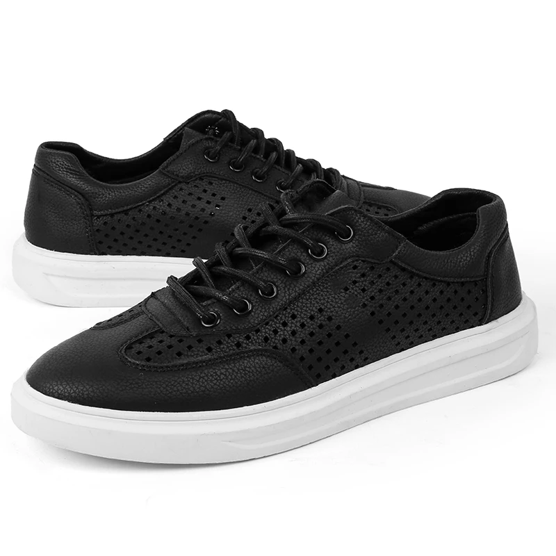 High-Quality Summer Fashion Hollow Ultra-Thousands Of Leather Feet Driving Shoes Breathable Slip Outdoor Leisure Tide Shoe Lx5 | Обувь