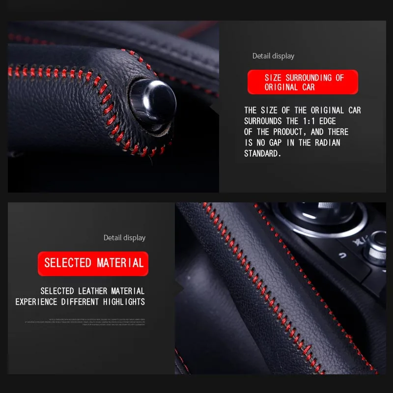 For Mazda cx-3 modified hand brake cover gear cx3 sewing set interior decoration special | Автомобили и мотоциклы
