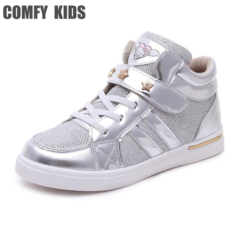 Модные Повседневные детские кроссовки для девочек Размер 27-36 удобные спортивные