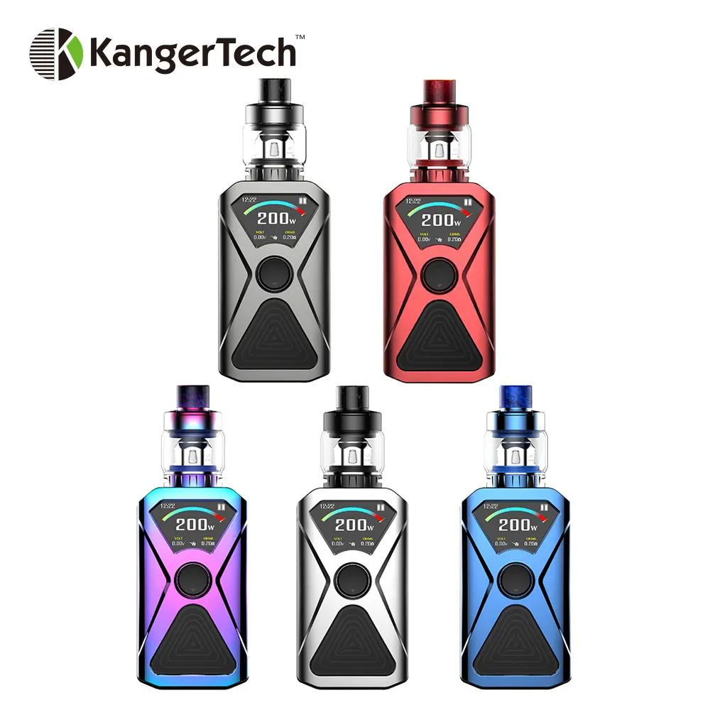 Новый оригинальный Комплект Kangertech XLUM 200 Вт TC с баком 4 5 мл инновационная сетчатая