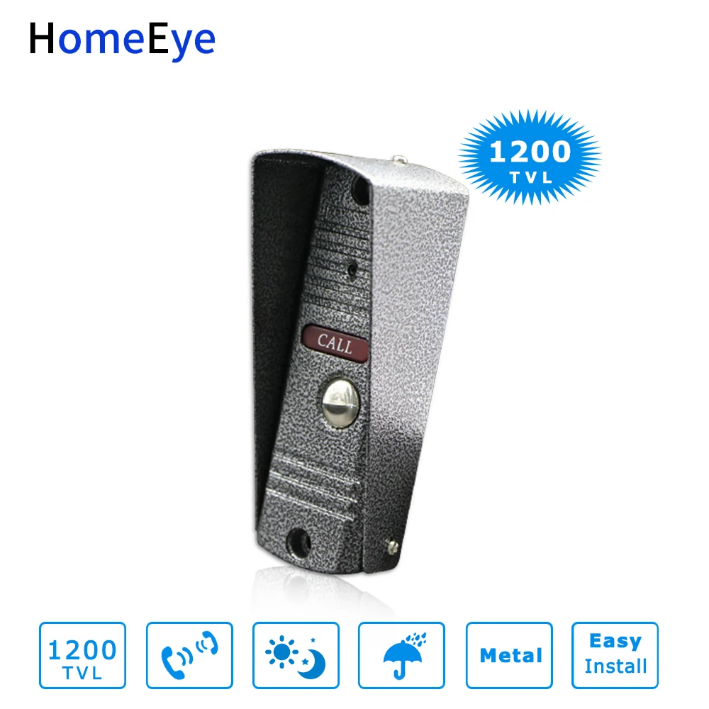 HomeEye 4 ''видеодомофон дверной звонок 1200TVL камера внутренний монитор OSD Система