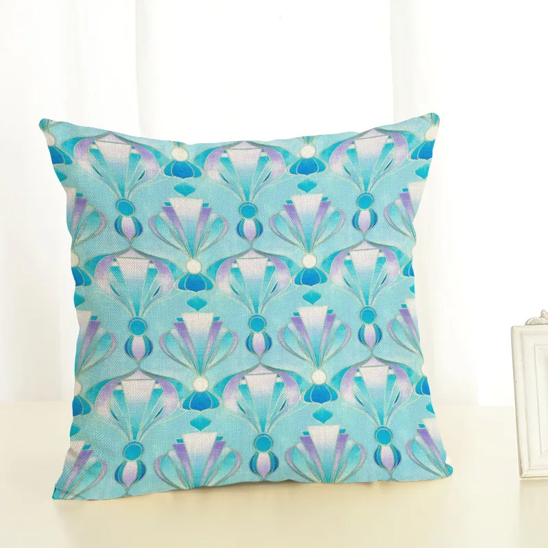 Эксклюзивный классический геометрический льняная Наволочка на подушку