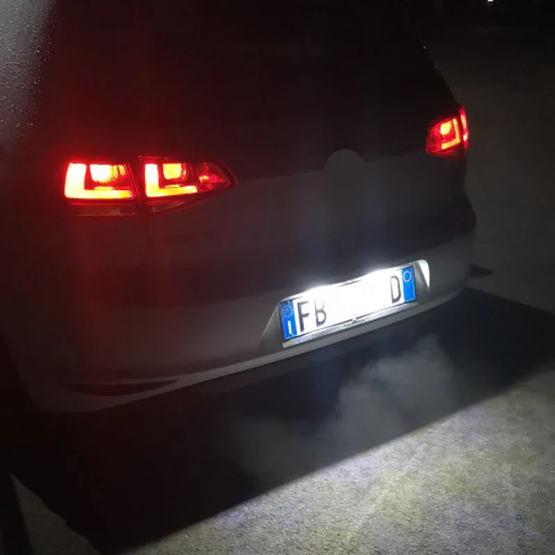 Edislight 2 шт. безошибочный номерной знак свет в сборе для Toyota Camry Yaris Corolla Prius C Verso 18SMD