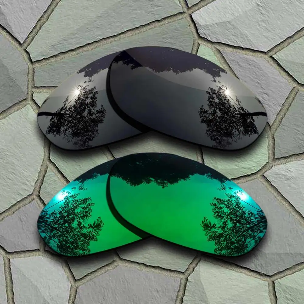 Black-Jade Green Солнцезащитные очки поляризованные Сменные линзы для Оукли монстров собак-сортов - Цвет линз: Black-Jade Green