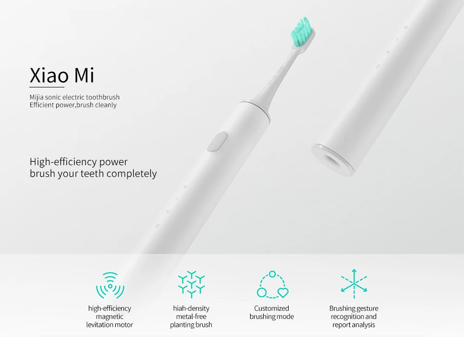 Xiao mi Smart mi jia sonic электрическая зубная щетка перезаряжаемая ультра звуковая Водонепроницаемая USB Беспроводная зарядка поддержка управления mi APP