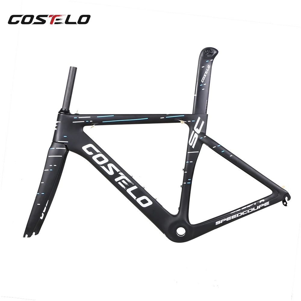 Costelo Speedcoupe углеродный набор рам для дорожных велосипедов Costelo велосипедная Рама Bicicleta углеродное волокно велосипедная Рама 49 51 54 56 58