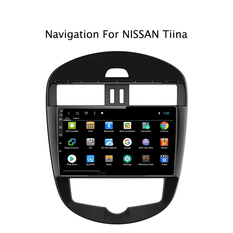 NAVITOPIA 10.1inch Quad Core/Octa Core Android 8.1 Car DVD Multimedia GPS Navigation for Nissan Tiida 2011-2015 | Автомобили и