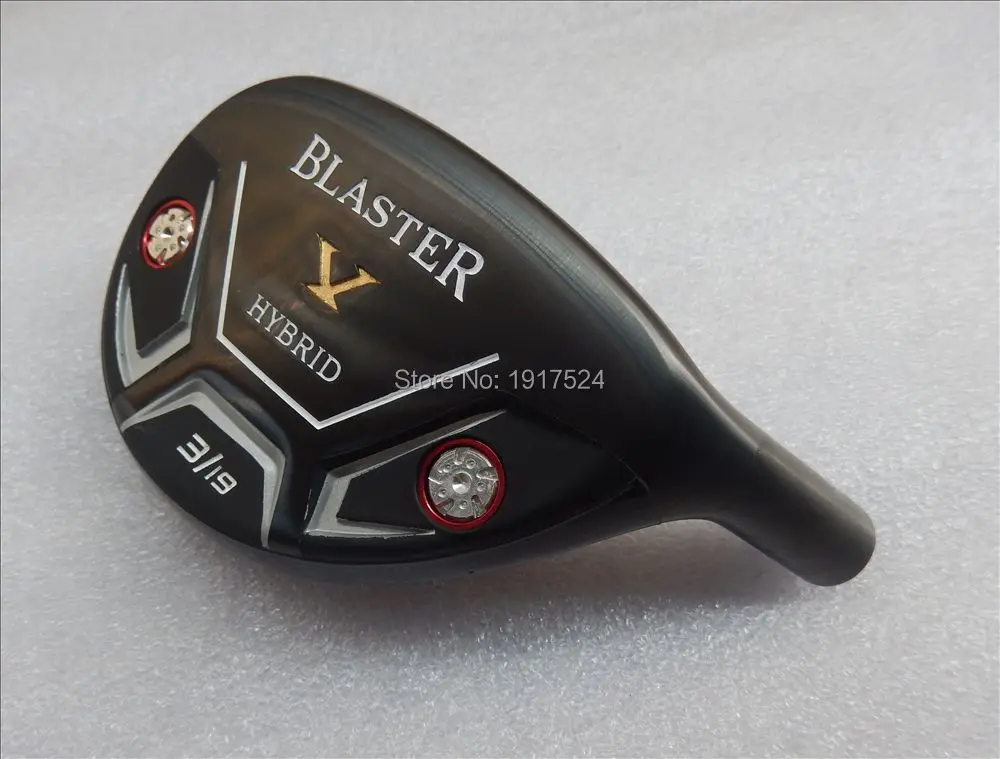 BLASTER golf hybrid head black colour with screw weights have #2/16 or #3/19 or #4/22 or #6/28 deg loft choose