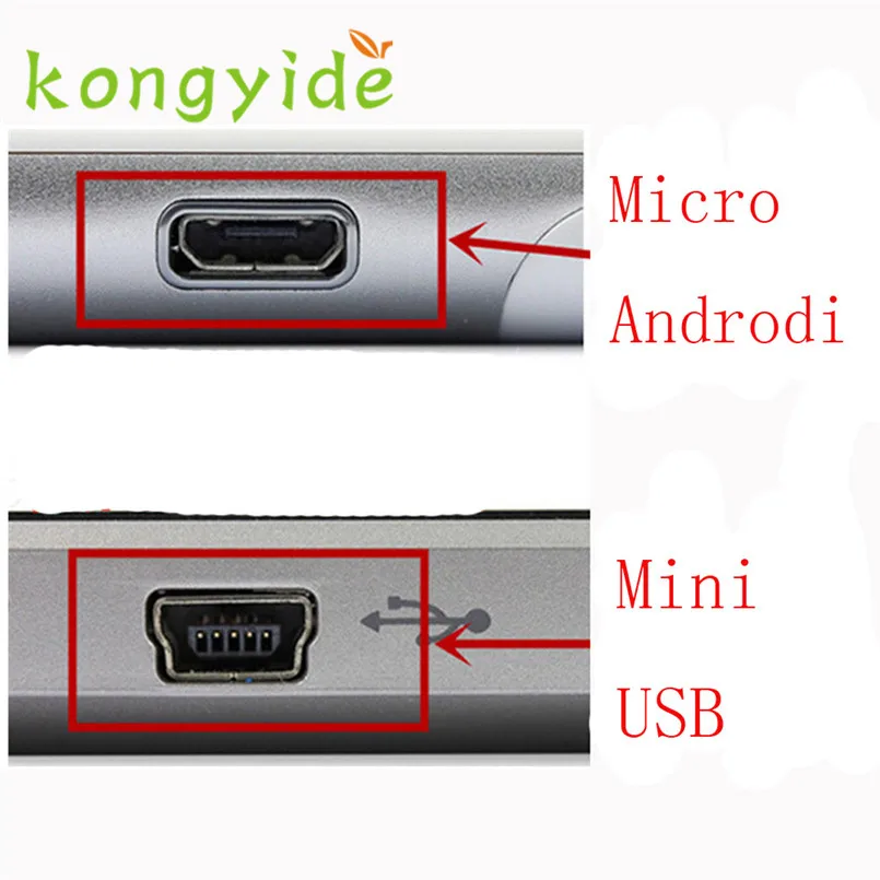 Высококачественное Автомобильное зарядное устройство Mini USB и Micro DC комплект из