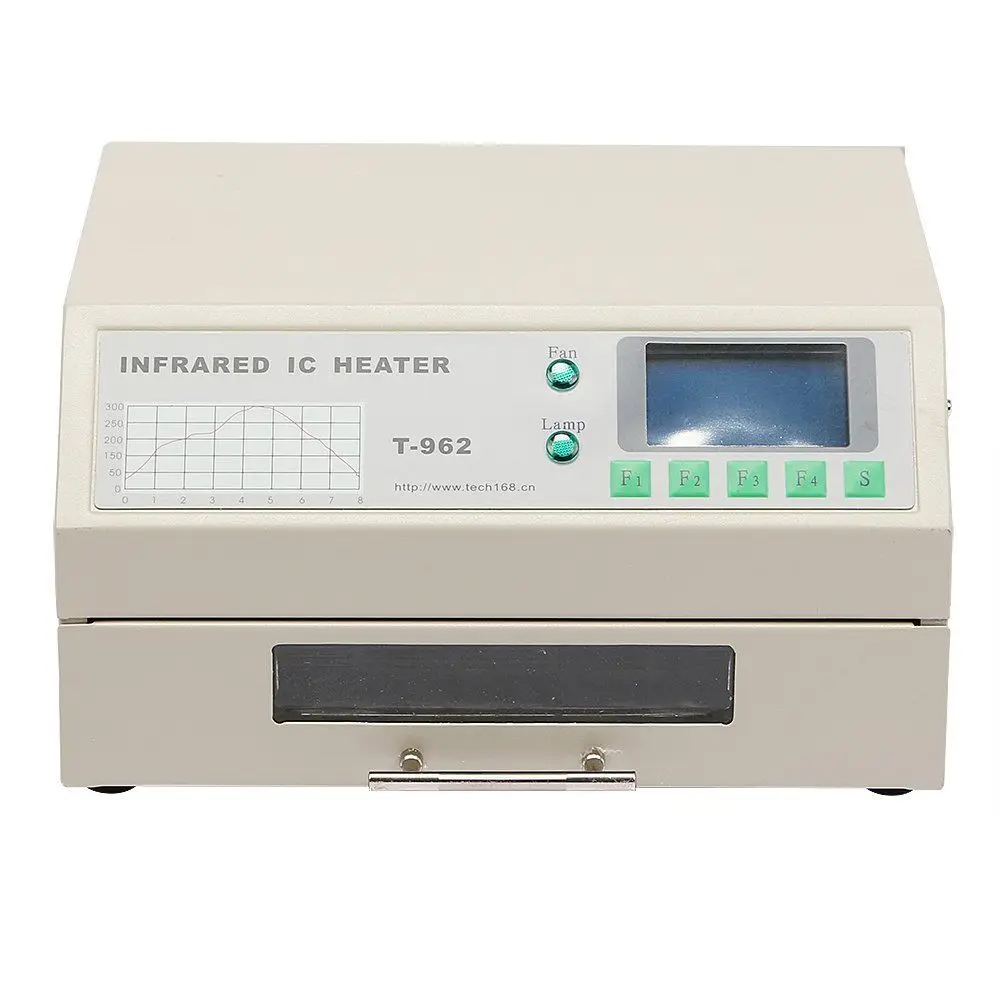VEVOR T962 заправка духовки окна сохранение тепла SMD BGA пайка 800 Вт|bga solder|bga smdbga reflow oven |