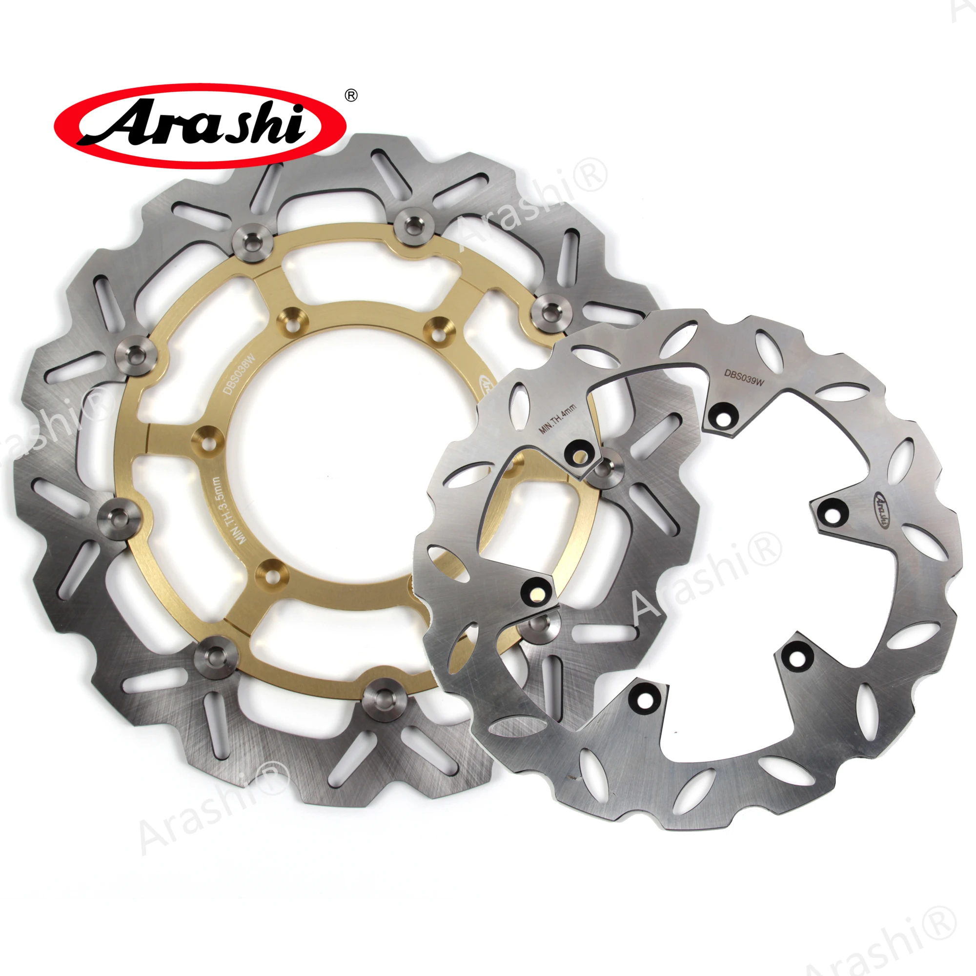Arashi 1 комплект ЧПУ передние и задние тормоза дисковые роторы для SUZUKI DRZ SM 400 2005 2009