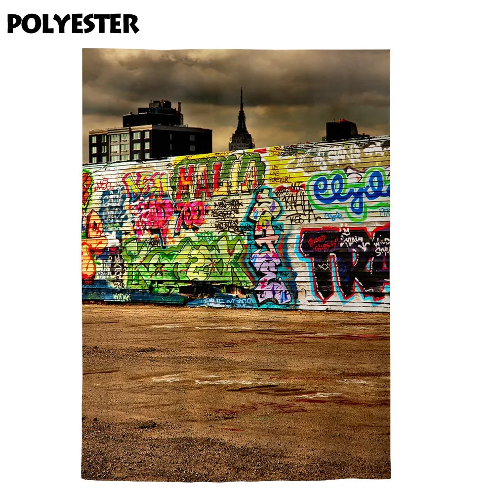 Allenjoy photography backdrop Street vintage grunge graffiti city photo background studio photophone photocall shoot prop new |