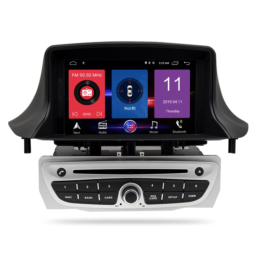 Android 9,0 автомобильный стерео dvd-плеер gps ГЛОНАСС навигация для Renault Megane 3 Fluence 4 Гб 32 г Видео Мультимедиа Радио