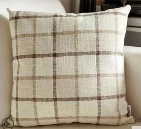 Простой пастырской узор в шотландском стиле Наволочка на подушку клетку с
