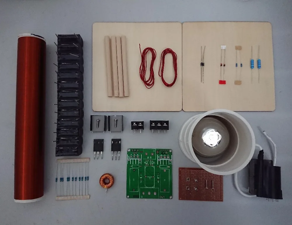 Spark gap Tesla coil kit DIY технология для производства беспроводной передачи