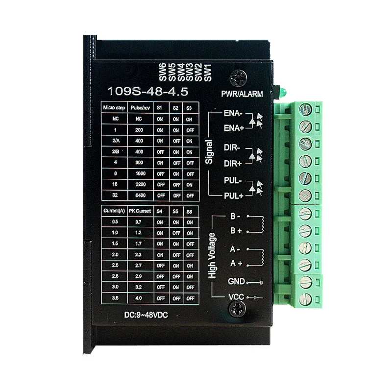 Драйвер шагового двигателя 42/57 109S 48 4.5 32 ток распада 4 0 А В постоянного тока|stepper motor